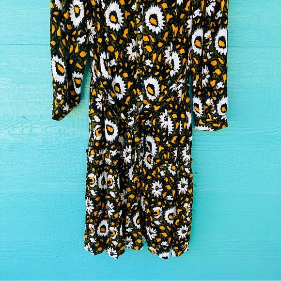 WALTER BAKER Luxembourg Bailee Midaxi Shirt Dress DAISY DARK FLORAL SIZE XL NWT - Picture 9 of 13